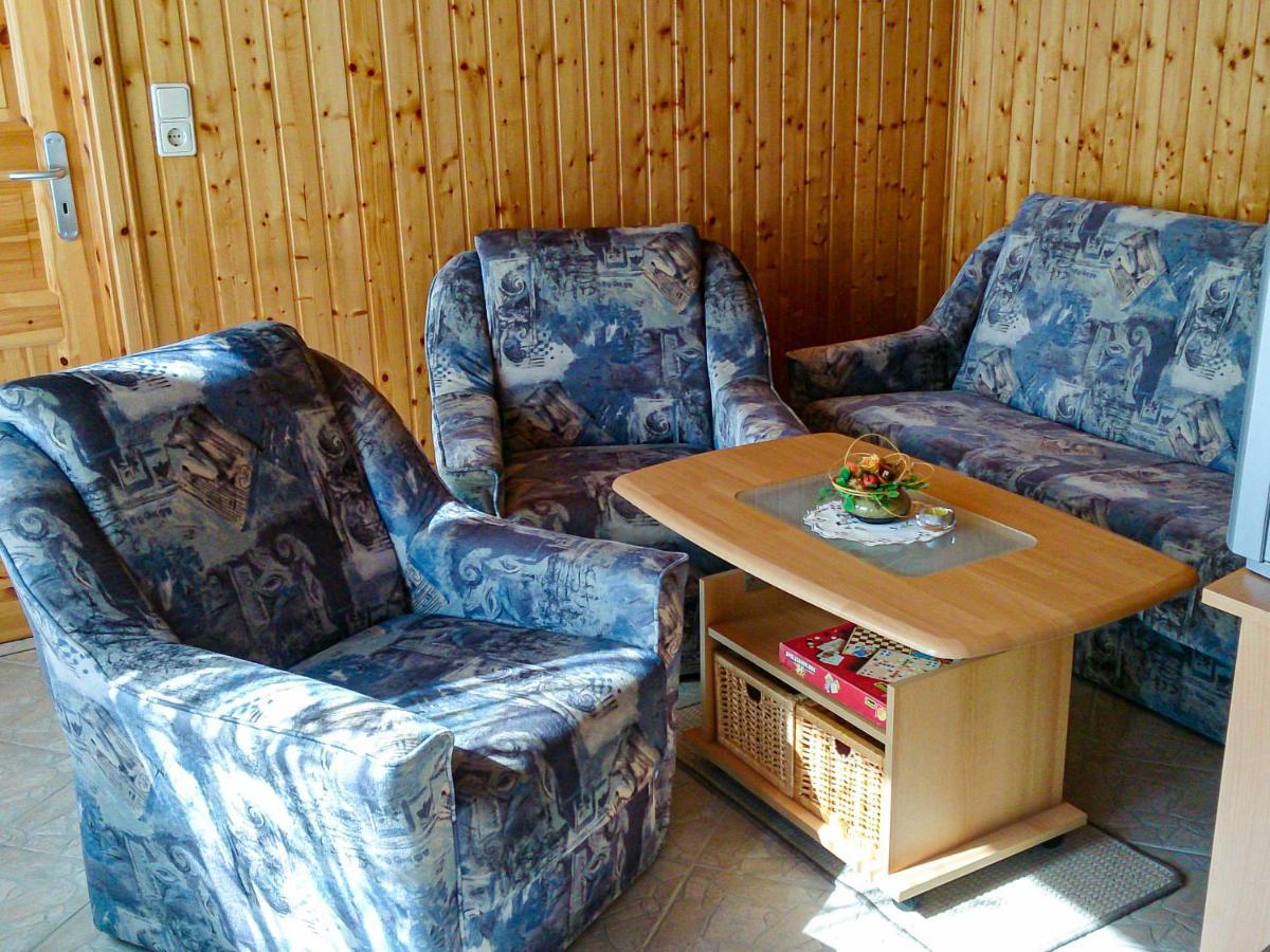 Bungalow Am Waldrand Barth Exterior foto